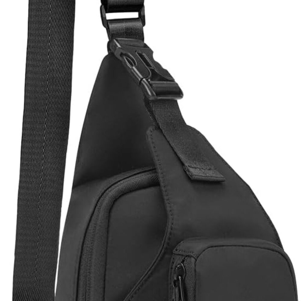 Multi-Functional Black Sling Backpack - Compact &… - image 1